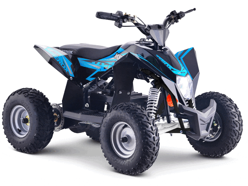 Quad électrique E-MKT Bleu